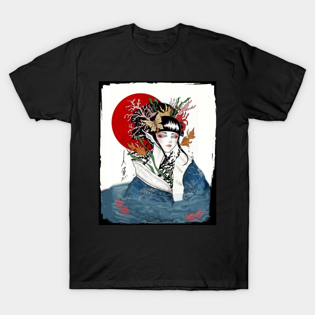 Japanese Mermaid 2020 Edition T-Shirt by Megan Darrough